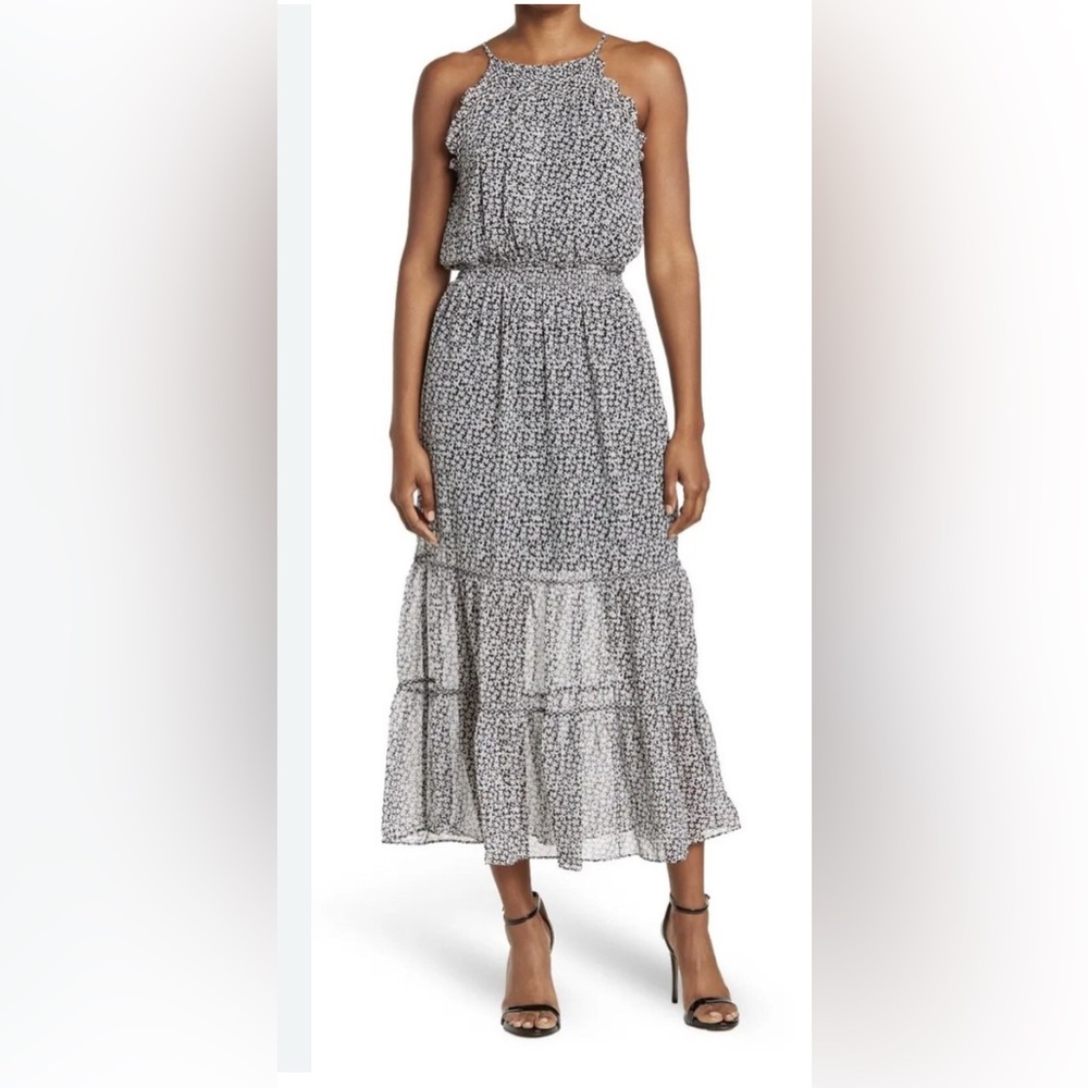 Max Studio Black and White Maxi Dress